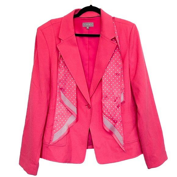 Bright Pink Laura Blazer perfect for Spring and Summer Wardrobe Refresh - Picture 1 of 8